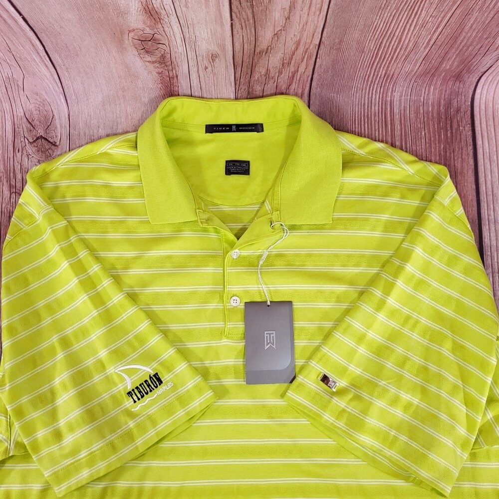 Vintage 2005 Nike Golf Tiger Woods Tiburon Golf Club Mens XXL Polo Shirt Cotton